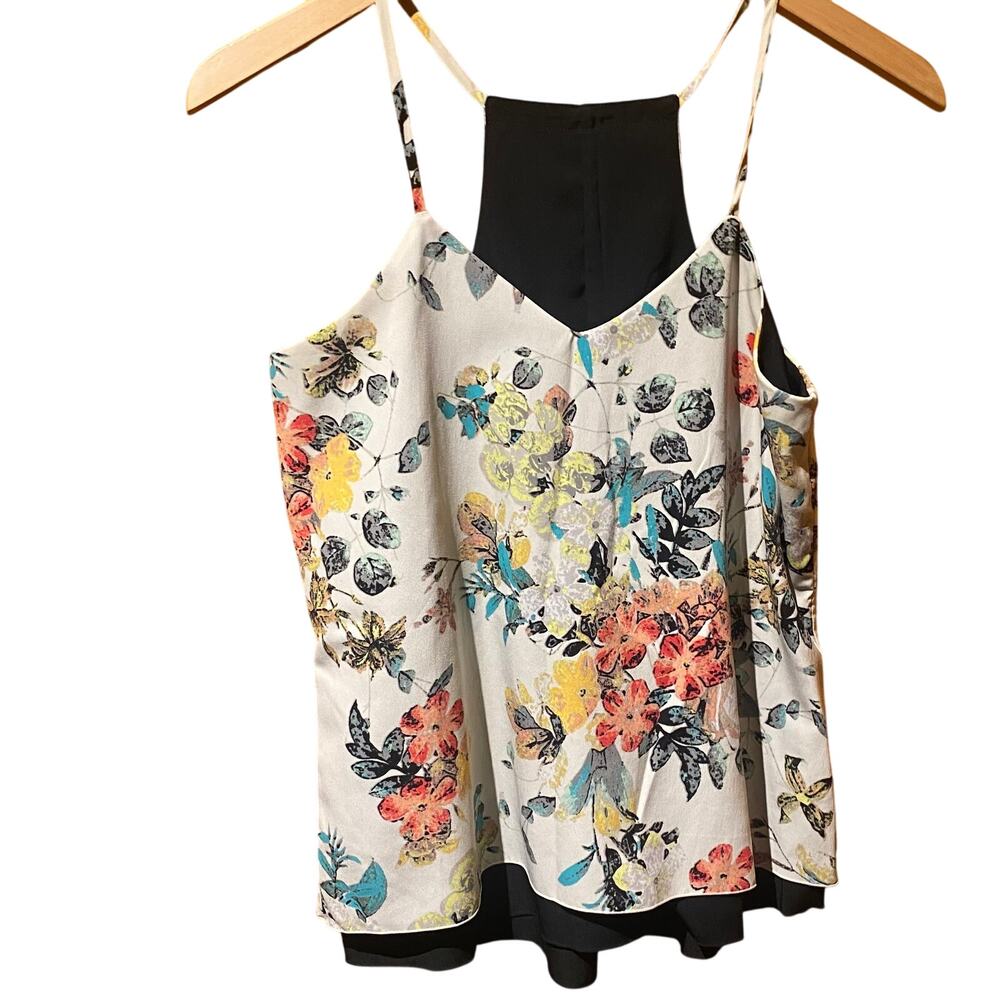 Size XSmall Reversible Sleeveless Crop Blouse Floral Femme Fairy Cottage Coastal